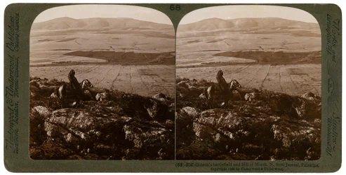 Gideons Schlachtfeld und der Hügel von Moreh, nördlich von Jesreel, Palästina, 1900
