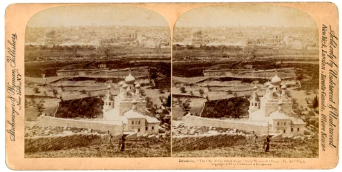 Jerusalem, gesehen vom Ölberg, Palästina