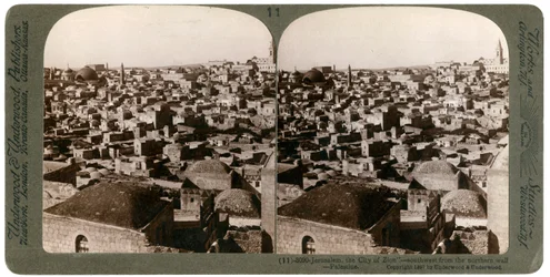 Jerusalem, gesehen von der nördlichen Mauer, Palästina, 1897