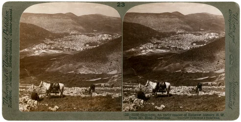 Sichem, südwestlich vom Berg Ebal, Palästina, 1900er Jahre