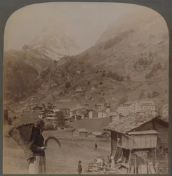 Das Heiligtum der Alpengeister - das charmante Zermatt und das Matterhorn, Schweiz, 1901