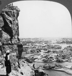 Der zweite Katarakt des Nils, gesehen von Südwesten, Ägypten, 1905