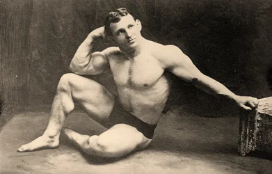 Porträt des Schwergewichtsringers Johann Lem, ca. 1910