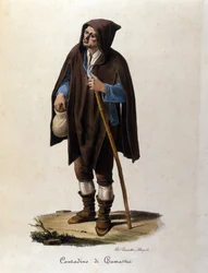 Ein Bauer aus der Region Camastra in Sizilien.