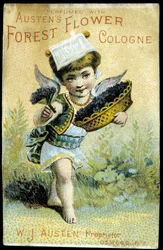 Werbung für Eau de Cologne Austen