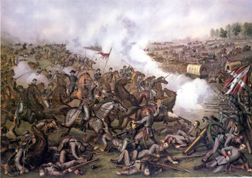 Amerikanischer Bürgerkrieg (1861 - 1865): Schlacht von Five Forks (Virginia) am 1. April