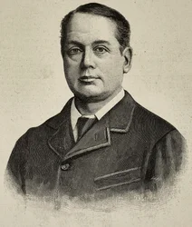 Archibald Philip Primrose, 5. Earl of Rosebery (1847-1929), britischer Politiker, Gravur aus einem Foto von J Jerrard aus L