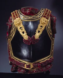 Rüstungsbrust für Kaiser Napoleon I. (1769-1821) entworfen 1807 für die Schlacht von Tilsit