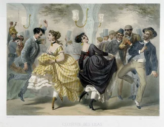 Ball in der Closerie des Lilas, um 1860
