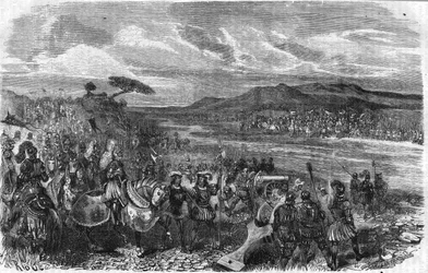 Schlacht von Fornoua (Fornovo) (Italien) unter Karl VIII. am 6. Juli