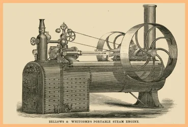 Whitcomb Tragbare Dampfmaschine