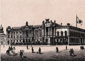 Berlin, Deutschland: Blick auf das Kaiserliche Schloss. aus 