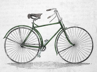 Fahrradmodell mit Rahmen