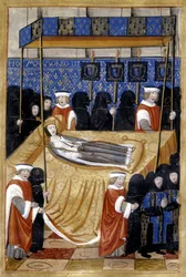 Begräbnis von Anne de Bretagne (1514) - Miniatur
