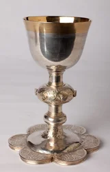 Kelch des Kaplans Georges Coquere. Gold- und Silberschmiedekunst