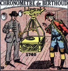 Chronometer von Ferdinand Berthoud, Schweizer Uhrmacher