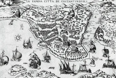 Stadt Konstantinopel, Gravur