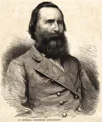 Konföderierter General James Longstreet (1821 - 1904)