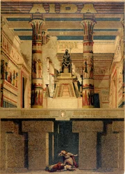 Titelblatt der ersten Partitur von „Aida“ von Giuseppe Verdi. Ricordi Edition.