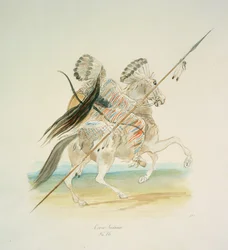 Crow-Indianer, ca. 1843-50
