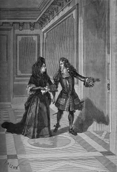 Tod von Marie Therese (Marie-Therese), Königin von Frankreich, 30. Juli 1683: M. de la Rochefoucauld bittet Madame de Maintenon (Francoise d