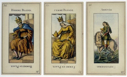 Wahrsage-Tarotkarten, Anfang 19. Jahrhundert (?)