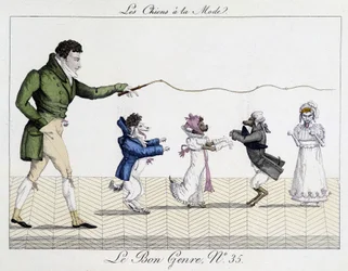 Hundedompteur - in "The Good Genre", Anfang des 19. Jahrhunderts