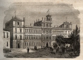 Herzogspalast von Modena im 19. Jahrhundert - Der Herzogspalast 1634 - Herzogspalast von Modena.