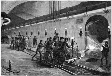 Ausflug in die Pariser Kanalisation im Jahr 1872