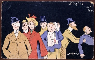 Ausgang M. F. Paki, frühes 20. Jahrhundert (Illustration)