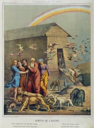 Ausstieg aus der Arche - in „Heilige Geschichte“, ed. Hachette