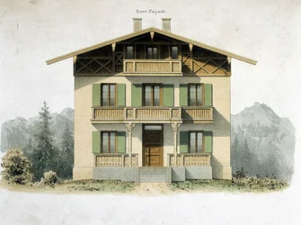 Fassade eines deutschen Hauses