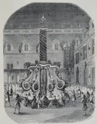 Fest von Ludwig XIV. (Fest im Marmorhof in Versailles)