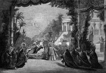 Erstaufführung im Operntheater von Paris 1863 von Hector Berlioz