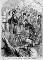 Franz I. gefangen genommen in der Schlacht von Pavia (1525)