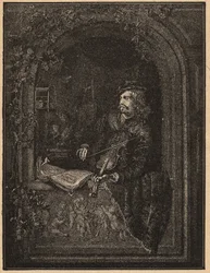 Gerard Dou oder Gerrit Dou oder Dow (1613-1675) niederländischer Maler des Goldenen Zeitalters