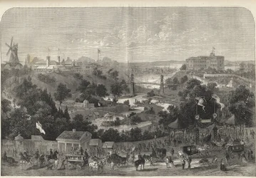 Hamburg - Deutschland - Gartenbauausstellung 1869 - Hamburg - der Park der Internationalen Gartenbauausstellung