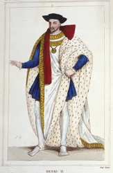 Heinrich II., König von Frankreich (1519 - 1559) (Stich von 1830)