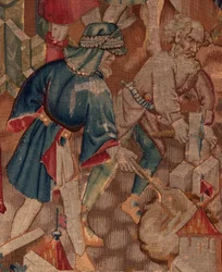 Geschichte von Saint Piat und Saint Eleuthère, Szene 5 (Detail)