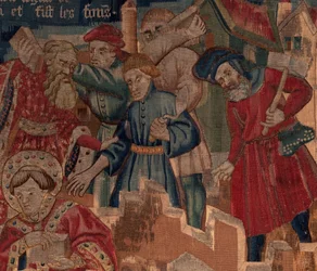 Geschichte von Saint Piat und Saint Eleuthère, Szene 5 (Detail)