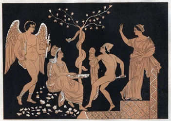 Jason und Medea - Gravur aus „Usi e Costumi di Tutti i Popoli dell