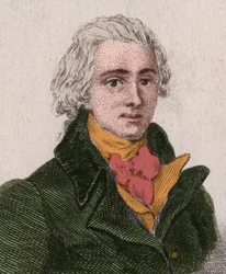 Jean-Pierre-Claris de Florian (1755-1794), Dramatiker, Romanautor, Dichter, französischer Fabeldichter. Gravur von 1876.