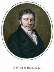 Jean Nepomucene (Jean-Nepomucene) Hummel (Johann Nepomuk Hummel) (1778-1837), österreichischer Pianist und Komponist