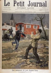 Die Entführer des kleinen Eugène Loup: die Verhaftung - in „Le Petit Journal“ vom 13/11/1898