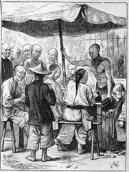 Leben in China im 19. Jahrhundert: Außengastronomie