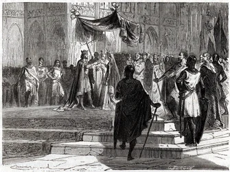 Vermählung Ludwigs des Jüngeren (1120-1180) mit Eleonore von Aquitanien (auch Eleonore von Guyenne genannt)