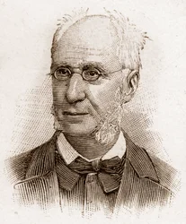 Mitglieder der Académie Française im Jahr 1895: Porträt von Émile Ollivier (1825-1913), französischer Politiker.