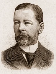 Mitglieder der Académie Française im Jahr 1895: Porträt von Paul Thureau-Dangin, französischer Historiker.