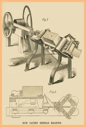 Neue Patent-Schindelmaschine