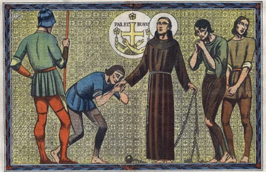 Anlässlich des 7. Jahrestages des Todes und der Heiligsprechung von Antonius von Padua gab Italien eine Serie von Gedenkbriefmarken heraus